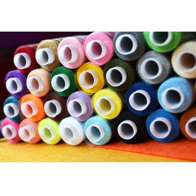 30 vnt 250 jardų siuvimo siūlai poliesterio mašina, siuvinėjimas rankomis siuvimo siūlai, vairas, pasidaryk pats, amatų pleistras, siuvimo reikmenys