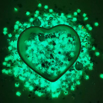 Φωτεινή πήλινη πούλιες χάντρες Diamond Mix Glow In The Dark Party DIY Bright Paint Star Wishing Bottle Fluorescent Particles Παιχνίδια