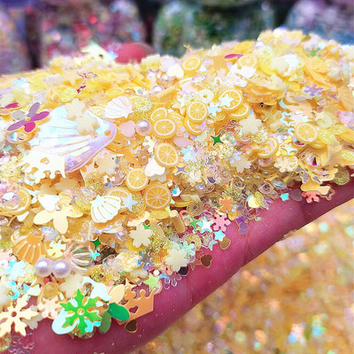 Svjetleće glinene perle sa šljokicama Mješavina dijamanata Glow in the Dark Party DIY Bright Paint Star Wishing Bottle Fluorescentne čestice Igračke