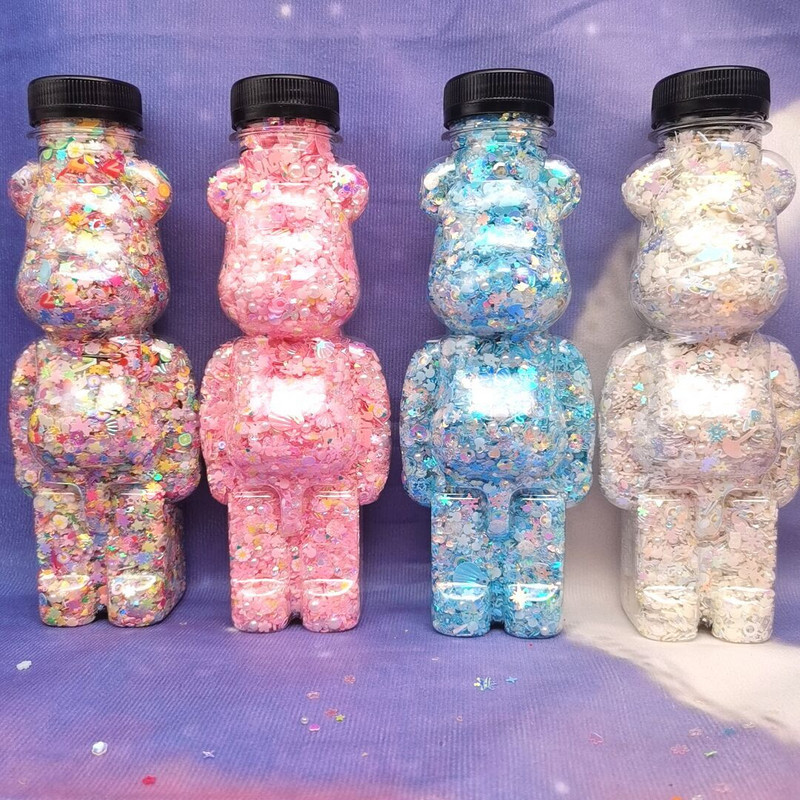 Svjetleće glinene perle sa šljokicama Mješavina dijamanata Glow in the Dark Party DIY Bright Paint Star Wishing Bottle Fluorescentne čestice Igračke