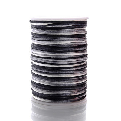 Sârmă împletită cu noduri chinezești de 20 m și 2,5 mm, frânghie în grad de sârmă, pentru realizarea de bijuterii, brățară DIY, frânghie lucrată manual, fir împletit (nu 1 rolă)