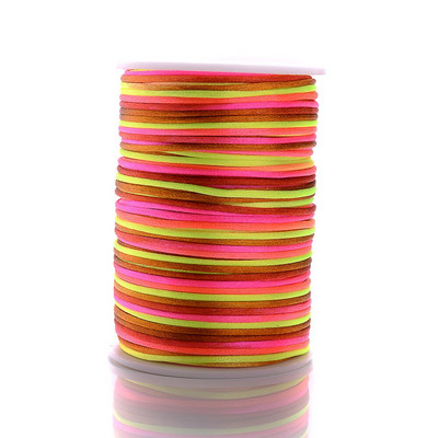 Sârmă împletită cu noduri chinezești de 20 m și 2,5 mm, frânghie în grad de sârmă, pentru realizarea de bijuterii, brățară DIY, frânghie lucrată manual, fir împletit (nu 1 rolă)