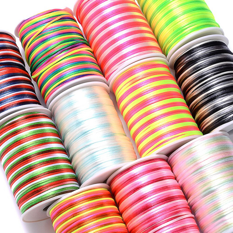 Sârmă împletită cu noduri chinezești de 20 m și 2,5 mm, frânghie în grad de sârmă, pentru realizarea de bijuterii, brățară DIY, frânghie lucrată manual, fir împletit (nu 1 rolă)