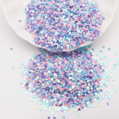 Formos blizgučiai Kalėdų puošmena Shell Star Snaigė PVC palaidi blizgučiai Beauty Glitter padėklai, skirti Nailart gleivių užpildymui