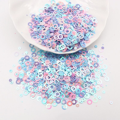 Formos blizgučiai Kalėdų puošmena Shell Star Snaigė PVC palaidi blizgučiai Beauty Glitter padėklai, skirti Nailart gleivių užpildymui