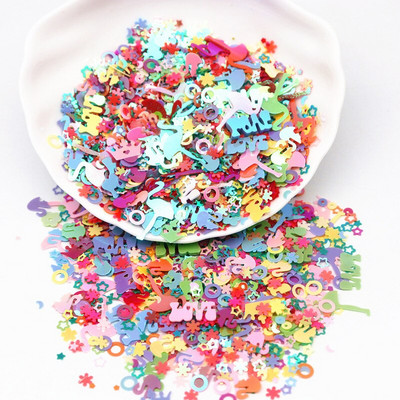 Formos blizgučiai Kalėdų puošmena Shell Star Snaigė PVC palaidi blizgučiai Beauty Glitter padėklai, skirti Nailart gleivių užpildymui