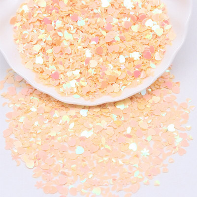 Formos blizgučiai Kalėdų puošmena Shell Star Snaigė PVC palaidi blizgučiai Beauty Glitter padėklai, skirti Nailart gleivių užpildymui