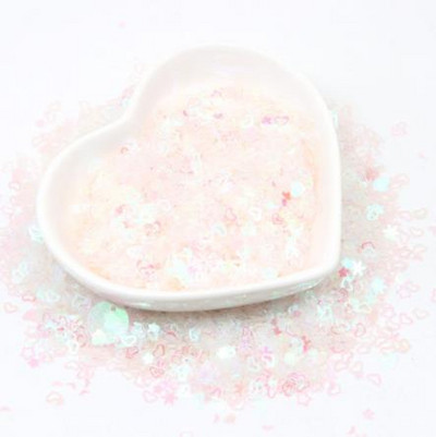 Formos blizgučiai Kalėdų puošmena Shell Star Snaigė PVC palaidi blizgučiai Beauty Glitter padėklai, skirti Nailart gleivių užpildymui