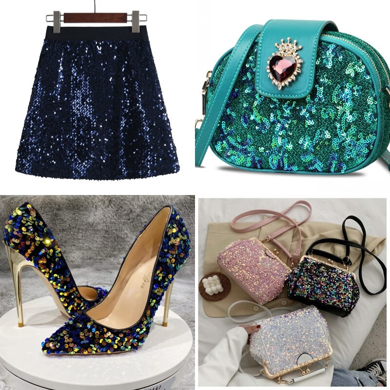 Formos blizgučiai Kalėdų puošmena Shell Star Snaigė PVC palaidi blizgučiai Beauty Glitter padėklai, skirti Nailart gleivių užpildymui