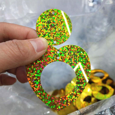 100 vnt. laisvi, plokšti blizgučiai amatams „pasidaryk pats“ Užuolaidos Aksesuarai Vestuvių dekoras Laisvas Paillette