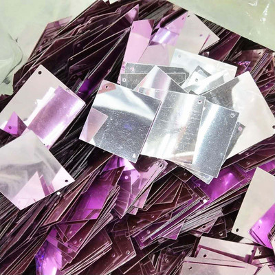 100 vnt. laisvi, plokšti blizgučiai amatams „pasidaryk pats“ Užuolaidos Aksesuarai Vestuvių dekoras Laisvas Paillette