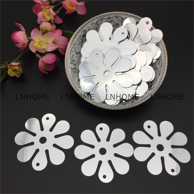 100 vnt. laisvi, plokšti blizgučiai amatams „pasidaryk pats“ Užuolaidos Aksesuarai Vestuvių dekoras Laisvas Paillette