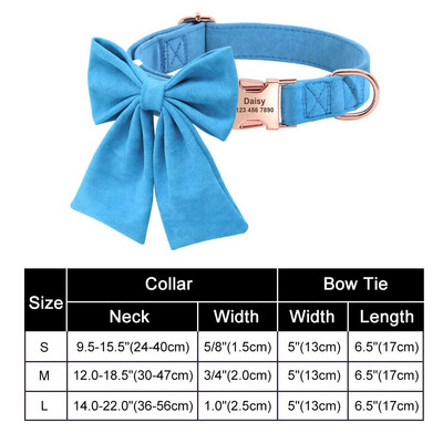 Isikupärastatud nailonist Bowknot koera kaelarihm kohandatud trükitud Chihuahua prantsuse bullodog kaelarihmad reguleeritav nimesilt väikestele keskmistele koertele