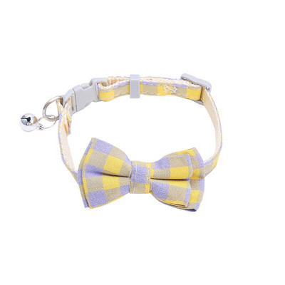 Κολιέ για κατοικίδια Αξεσουάρ σκύλου με ρυθμιζόμενο λουράκι για κολάρο σκύλου Παπιγιόν νάιλον γάτας γιακά κατοικίδιων κατοικίδιων ζώων Παπιγιόν Γραβάτα με καμπάνα για κουτάβι καραμέλα έγχρωμη γραβάτα
