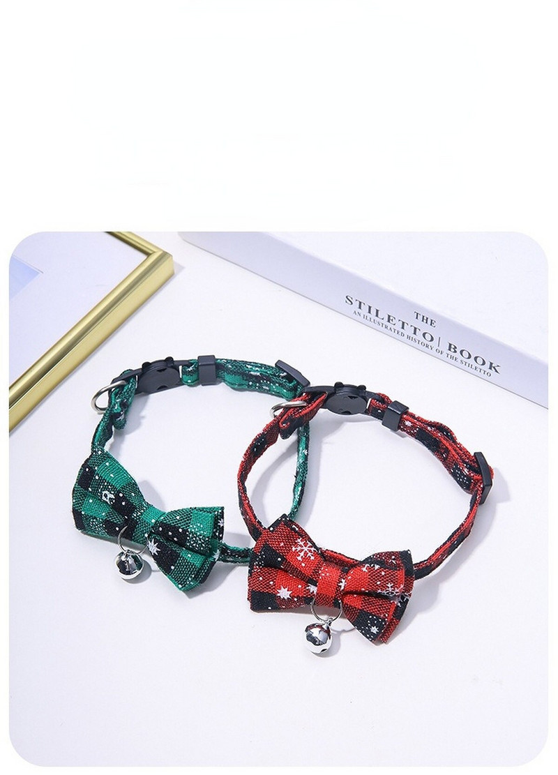 Κολιέ για κατοικίδια Αξεσουάρ σκύλου με ρυθμιζόμενο λουράκι για κολάρο σκύλου Παπιγιόν νάιλον γάτας γιακά κατοικίδιων κατοικίδιων ζώων Παπιγιόν Γραβάτα με καμπάνα για κουτάβι καραμέλα έγχρωμη γραβάτα