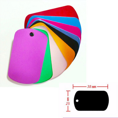 Vairumtirdzniecība 100X personalizēta tukša suņa ID birka Pielāgota suņa vārda birka Tālruņa mājdzīvnieka identifikācijas birkas Suņu kaķu mājdzīvnieks Militārais vīrietis Alumīnijs