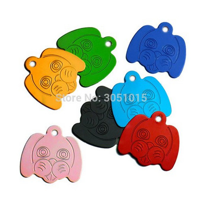 Vairumtirdzniecība 100X personalizēta tukša suņa ID birka Pielāgota suņa vārda birka Tālruņa mājdzīvnieka identifikācijas birkas Suņu kaķu mājdzīvnieks Militārais vīrietis Alumīnijs