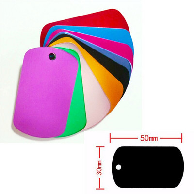 Vairumtirdzniecība 100X personalizēta tukša suņa ID birka Pielāgota suņa vārda birka Tālruņa mājdzīvnieka identifikācijas birkas Suņu kaķu mājdzīvnieks Militārais vīrietis Alumīnijs