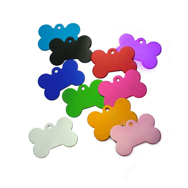 Vairumtirdzniecība 100X personalizēta tukša suņa ID birka Pielāgota suņa vārda birka Tālruņa mājdzīvnieka identifikācijas birkas Suņu kaķu mājdzīvnieks Militārais vīrietis Alumīnijs