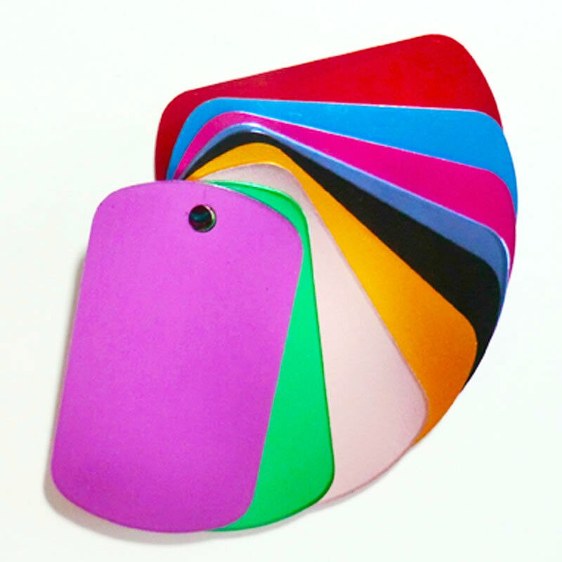 Vairumtirdzniecība 100X personalizēta tukša suņa ID birka Pielāgota suņa vārda birka Tālruņa mājdzīvnieka identifikācijas birkas Suņu kaķu mājdzīvnieks Militārais vīrietis Alumīnijs