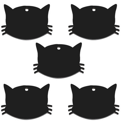 20gab Pet Cat Dog ID Tag Kaklasiksnas ķēde kaķiem Gravējums Tālruņa numurs Nosaukums Māksliniecisks fonts Divpusējs spoguļa efekts Mājdzīvnieku pastaiga