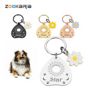 Etichete de identificare personalizate pentru animale de companie Plăcuță de identificare Etichete cu nume gravate gratuite Personalizare pandantiv anti-pierdere Placă Ouija din metal pentru guler de pisică pentru câine