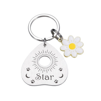 Etichete de identificare personalizate pentru animale de companie Plăcuță de identificare Etichete cu nume gravate gratuite Personalizare pandantiv anti-pierdere Placă Ouija din metal pentru guler de pisică pentru câine