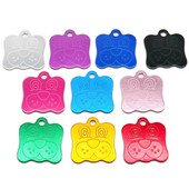 Hulgimüük 20 tk Koera ID silt koertele Näosildid Alumiiniumist isikupärastatud koerakutsikasildid Kohandatud koertele Lemmiklooma nimesildi lasergraveerimine