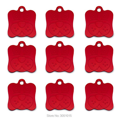 Hulgimüük 20 tk Koera ID silt koertele Näosildid Alumiiniumist isikupärastatud koerakutsikasildid Kohandatud koertele Lemmiklooma nimesildi lasergraveerimine