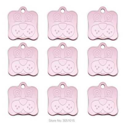 Hulgimüük 20 tk Koera ID silt koertele Näosildid Alumiiniumist isikupärastatud koerakutsikasildid Kohandatud koertele Lemmiklooma nimesildi lasergraveerimine