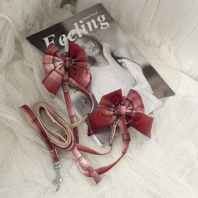 Vestă pentru câini de talie mică, frânghie de tracțiune, ham pentru cățeluș, hamuri pentru pisici de companie, guler pentru câini, curea drăguță, respirabil, pentru animale de companie, Yorkshire