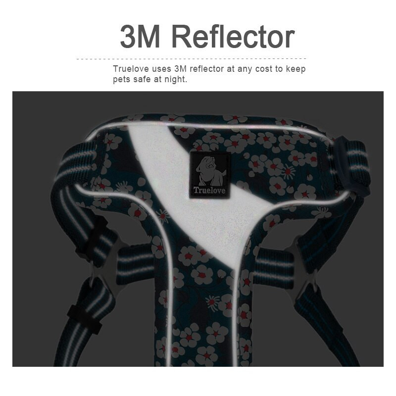 Truelove prednji najlonski pojas za pse bez povlačenja, podesivi sigurnosni pojas, reflektirajući za pse, male srednje, udoban trening trčanja