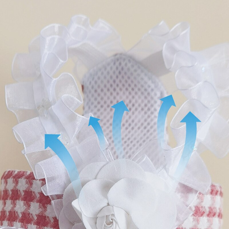 Remen za prsa za kućne ljubimce Srednji mali pas Oprtač slatka Princess Dress set povodaca za mačke Podesivi sigurnosni pojasevi Slatka ogrlica Chihuahua Pudlica