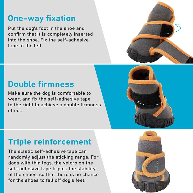 Benepaw pehmed koerajalatsid veekindlad jalanõud Tugevad libisemisvastased reguleeritavad ristrihmad lemmikloomasaapad kõndimiseks seistes matkamiseks jooksmiseks