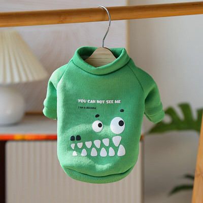 Žiemos animacinių filmų modelio naminiai marškinėliai šilti šunų megztiniai Prancūzų buldogų drabužiai mažiems vidutiniams šunims Čihuahua šuniuko drabužiai