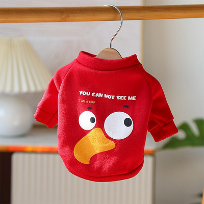 Žiemos animacinių filmų modelio naminiai marškinėliai šilti šunų megztiniai Prancūzų buldogų drabužiai mažiems vidutiniams šunims Čihuahua šuniuko drabužiai