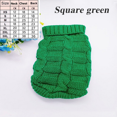 Lemmikloomakoera kampsunid Talvised lemmikloomariided väikestele koertele Soe kampsun mantel Kassidele Riided Villane pehme koera T-särk jakk