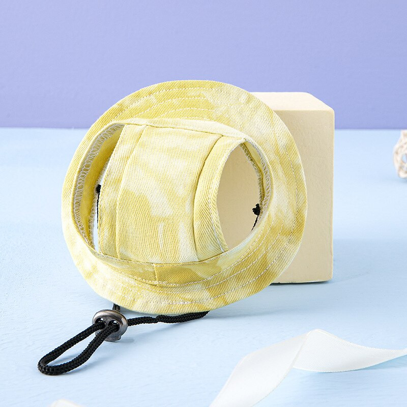 Naminių gyvūnėlių kepurė su skylutėmis ausims Apsauginė nuo saulės beisbolo kepurė, skirta dideliems vidutiniams mažiems šunims Vasarinė kepurė nuo saulės Lauko žygio kepurė naminiams gyvūnėliams