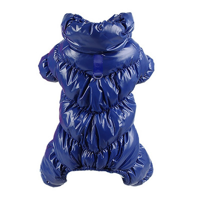 Haine de iarnă pentru câini Salopete rezistente la vânt pentru câini de talie mică Jachetă de puf pentru cățeluș Parka îngroșată impermeabilă Salopetă pentru câini ținute pentru animale de companie