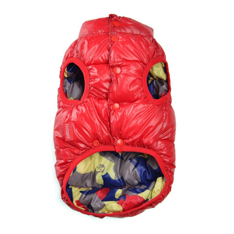 Pööratavad soojad lemmikloomariided väikestele koertele Lemmiklooma vest jakk jakk Talvine kutsika lemmikloomariided kostüüm Chihuahua prantsuse buldogi riietus