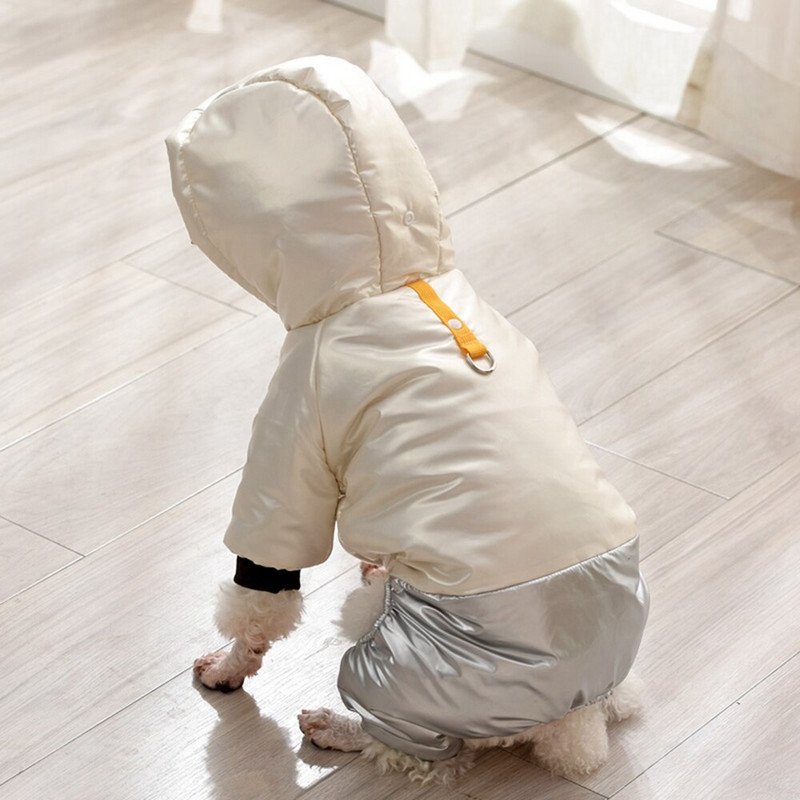 Talvised soojad koerriided väikestele keskmistele koertele kutsika kassi jope veekindel prantsuse buldogi chihuahua yorki koerte kasukas S-3XL