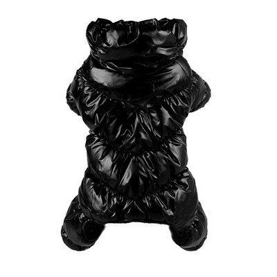 Zimska odjeća za kućne ljubimce Pamučno podstavljeni kaput za pse Snježno odijelo Kombinezon s kapuljačom za male pse Vodootporna snježna jakna za pse Dodaci za pse