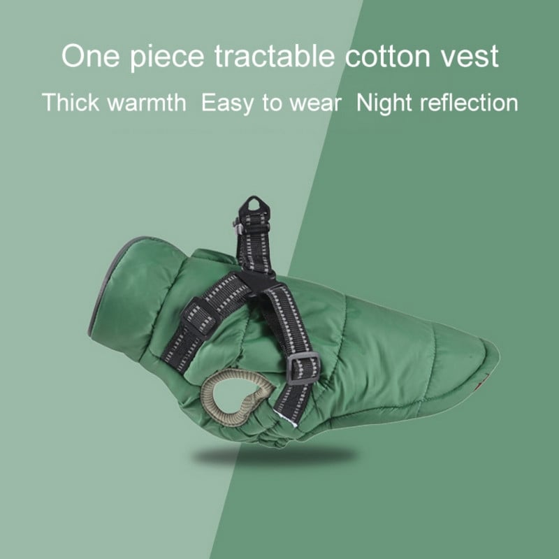 Reflektirajuća odjeća za pse za francuskog buldoga, mopsa, čivavu, yorkije, zadebljani prsluk, zimsko skijanje, kaput za štene za kućne ljubimce, jakna, odjeća za kućne ljubimce