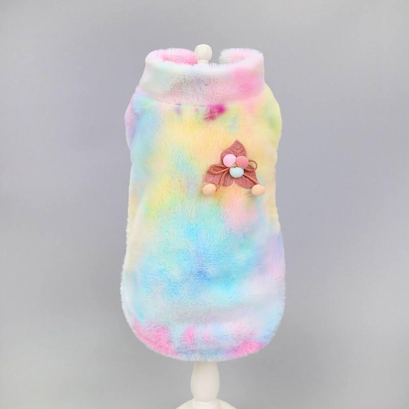 Haine pentru câini din lână caldă pentru câini de talie mică, iarnă, cățeluș, pisici, vestă Shih Tzu, chihuahua, jachetă pentru buldog francez, haine pentru pug.