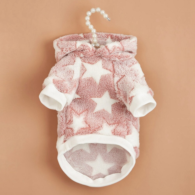 Kaput s kapuljačom za pse Zimska odjeća za kućne ljubimce Za male srednje pse Pomeranac Pulover Šnaucer Odjeća za dvije noge Topla odjeća za plišane