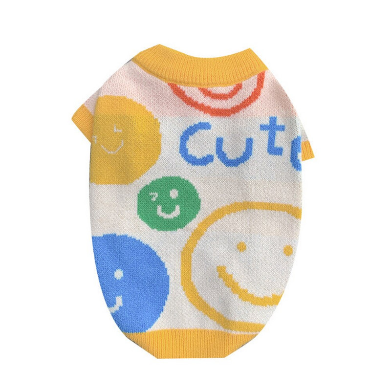 Rūbai augintiniams Rudens Žiema Šiltas Megztinis Mažas Šuo Mados Vilnos paltas Katė Mielas Megztinis Šuniukas Mielas Striukė Jorkšyro taksas