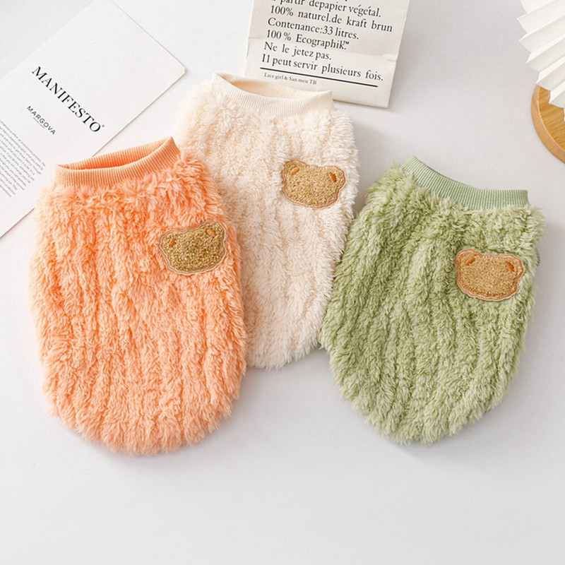 Haine de iarnă pentru câini Jachetă caldă pentru cățeluș Haina pentru pisici Pulover pentru câini Blana moale pentru cățeluș și pisoi Îmbrăcăminte pentru câini mici Chihuahua