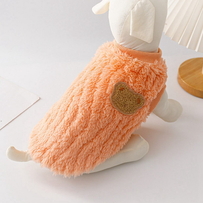 Haine de iarnă pentru câini Jachetă caldă pentru cățeluș Haina pentru pisici Pulover pentru câini Blana moale pentru cățeluș și pisoi Îmbrăcăminte pentru câini mici Chihuahua