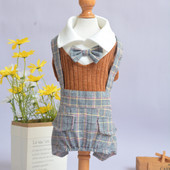 Talvised koerariided Härrasmees lemmikloomade komplekt Kikilips Pidulik särk väikestele koertele Pulmaülikond Kutsika Jumpsuit jakk Lemmiklooma peokostüüm