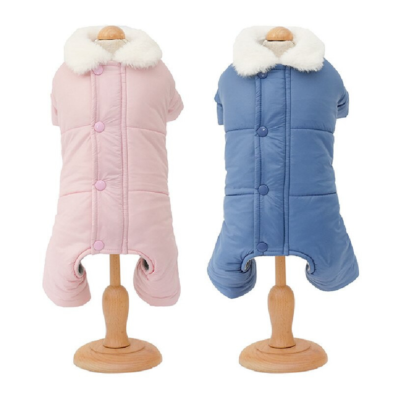 Jachetă de iarnă pentru animale de companie haine calde pentru câini salopete salopete costum pentru cățeluș mic costum de cățeluș Yorkie pudel bichon pomeranian ținută